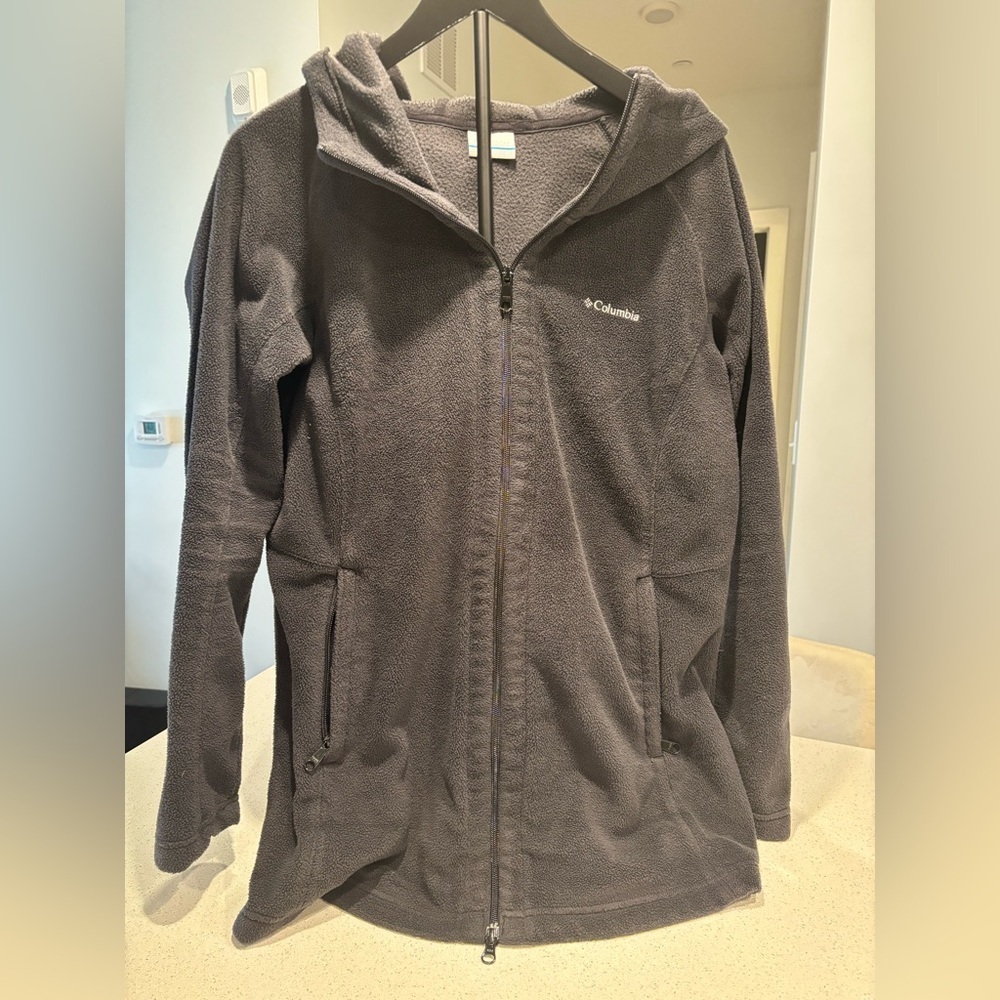 Columbia Women's Hooded Fleece Zip, Size XL
